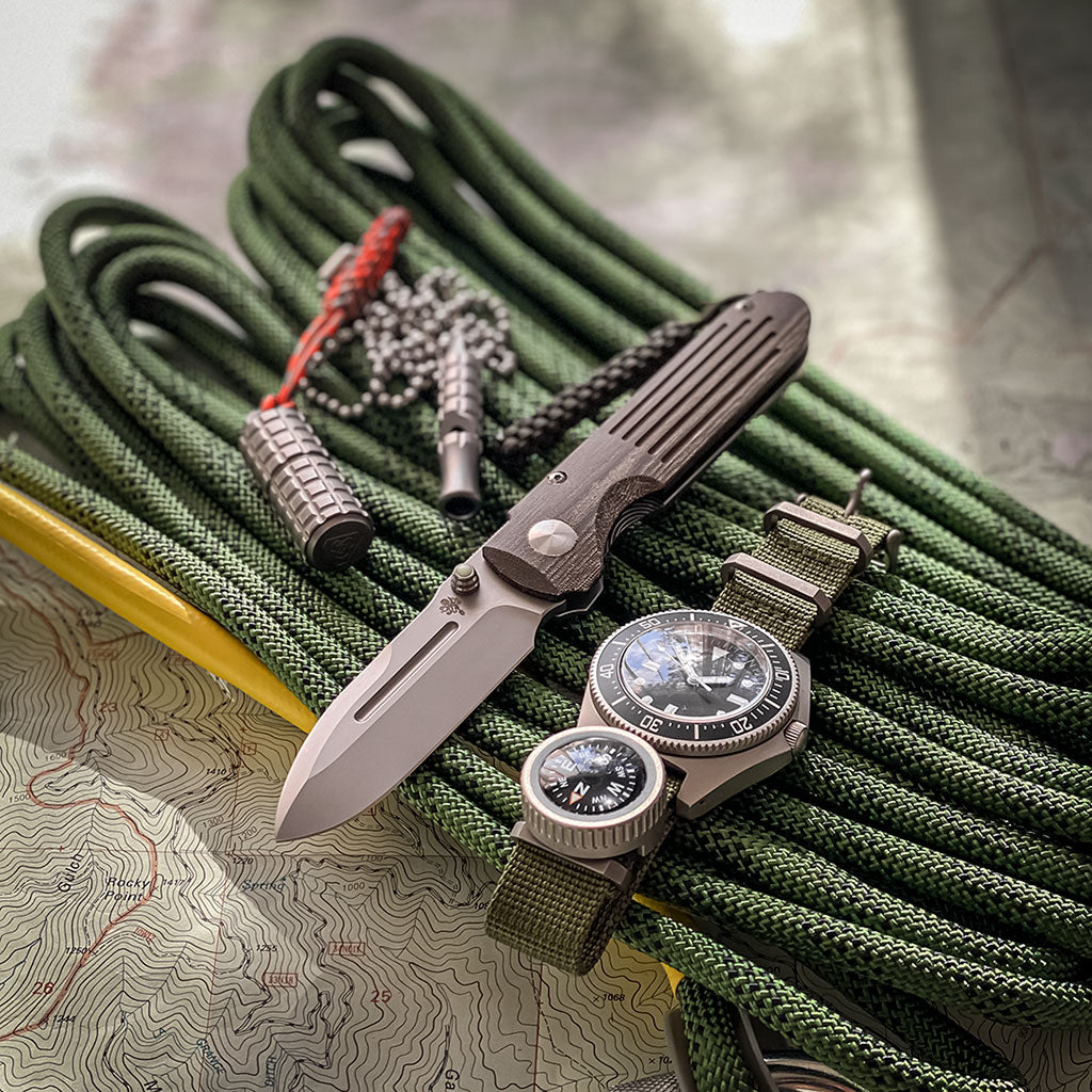 Invictus-ATC OD Green Linen Micarta