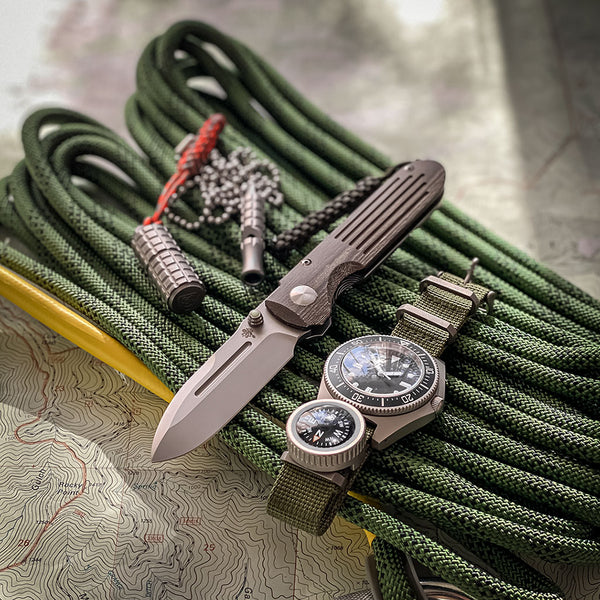 Invictus-ATC OD Green Linen Micarta