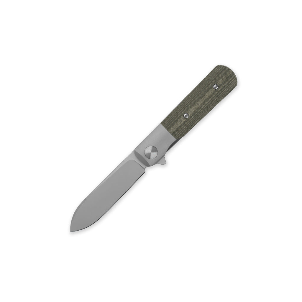 Otter Flip-ATB OD Green Linen Micarta