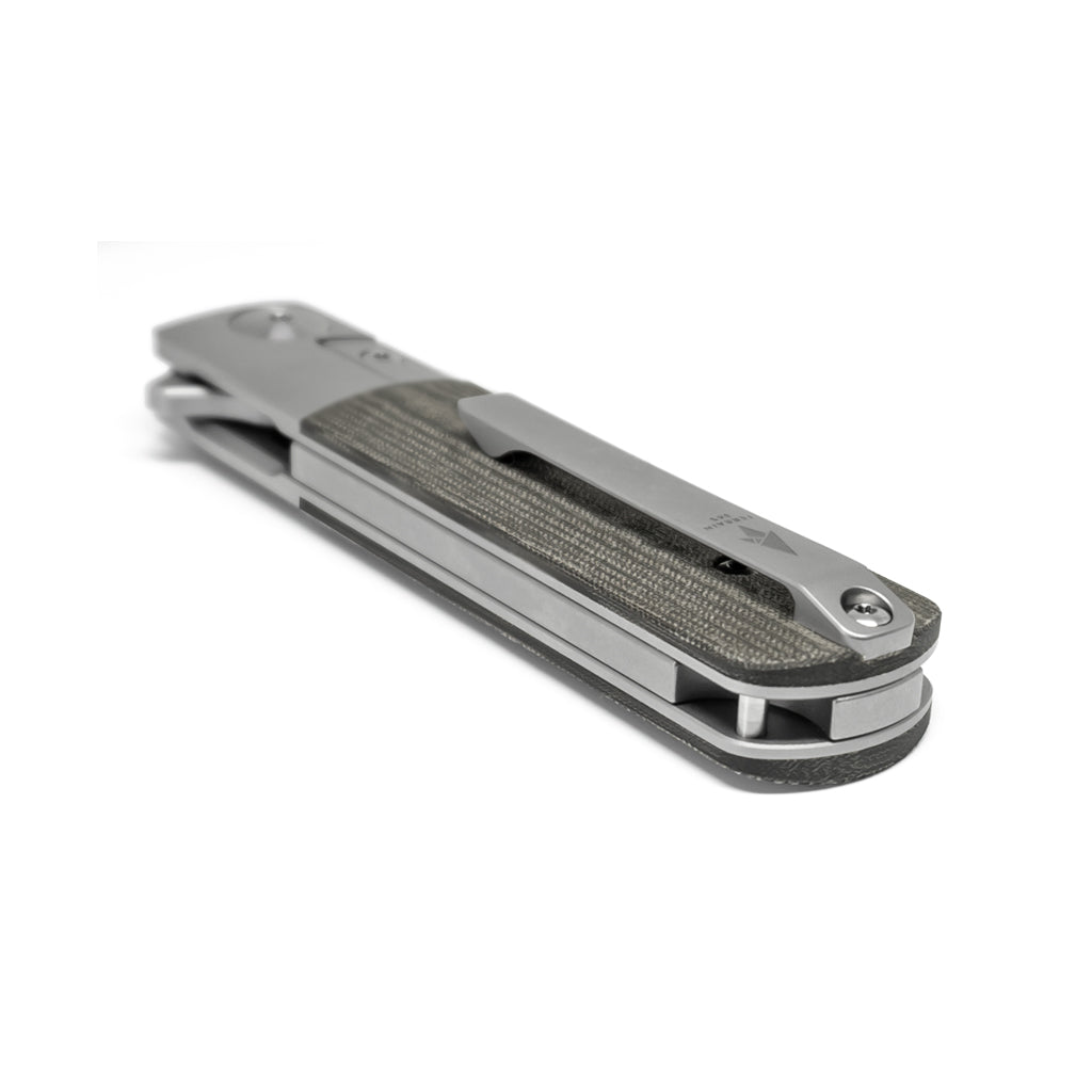 Otter Flip-ATB OD Green Linen Micarta
