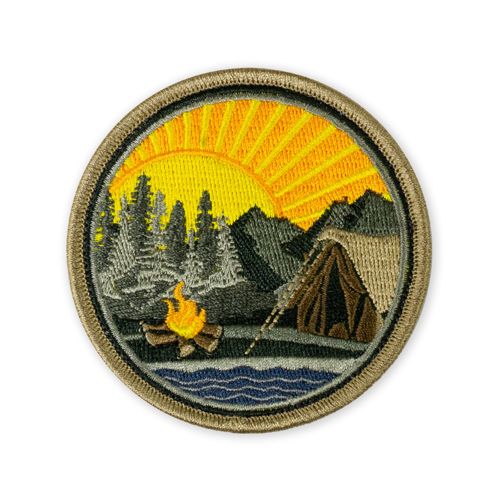 Mountain Lake Campsite Morale Patch - v1